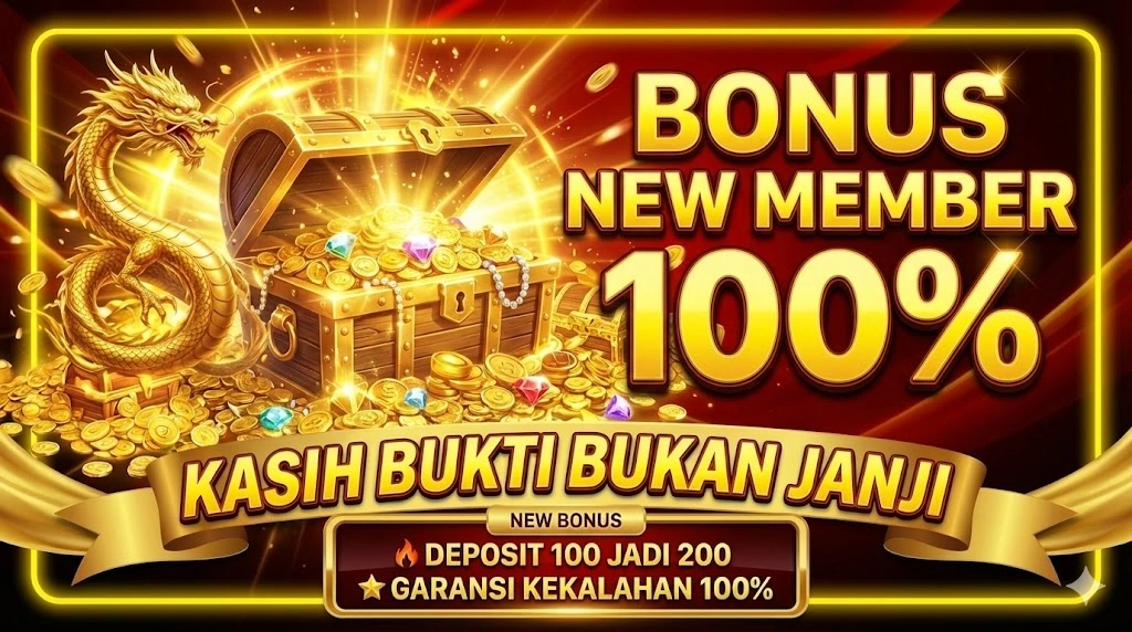 Bonus New Member 100%
